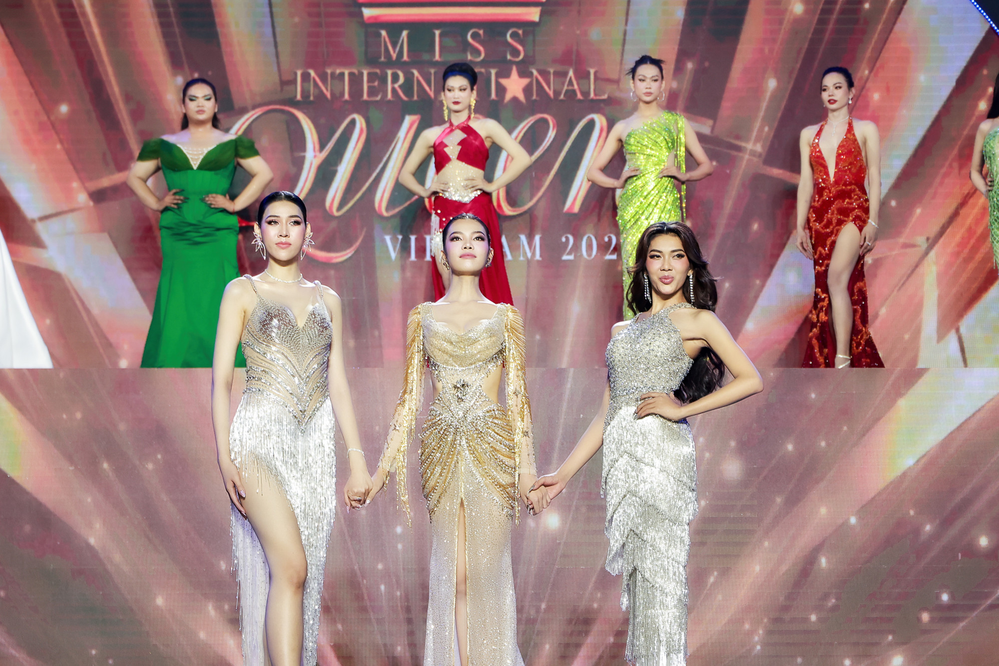 Đêm chung kết cuộc thi Hoa hậu Chuyển giới (Đại sứ Hoàn mỹ) 2023 diễn ra vào tối 8/4 tại quận 12. 