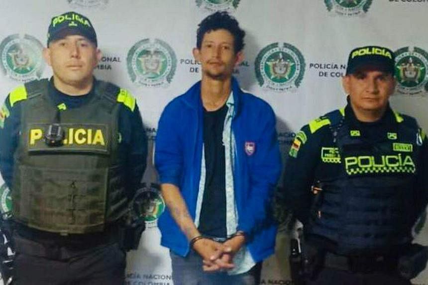 Sergio Tarache Parra, 19 tuổi, người Venezuela, bị truy lùng ở Colombia và bị bắt.