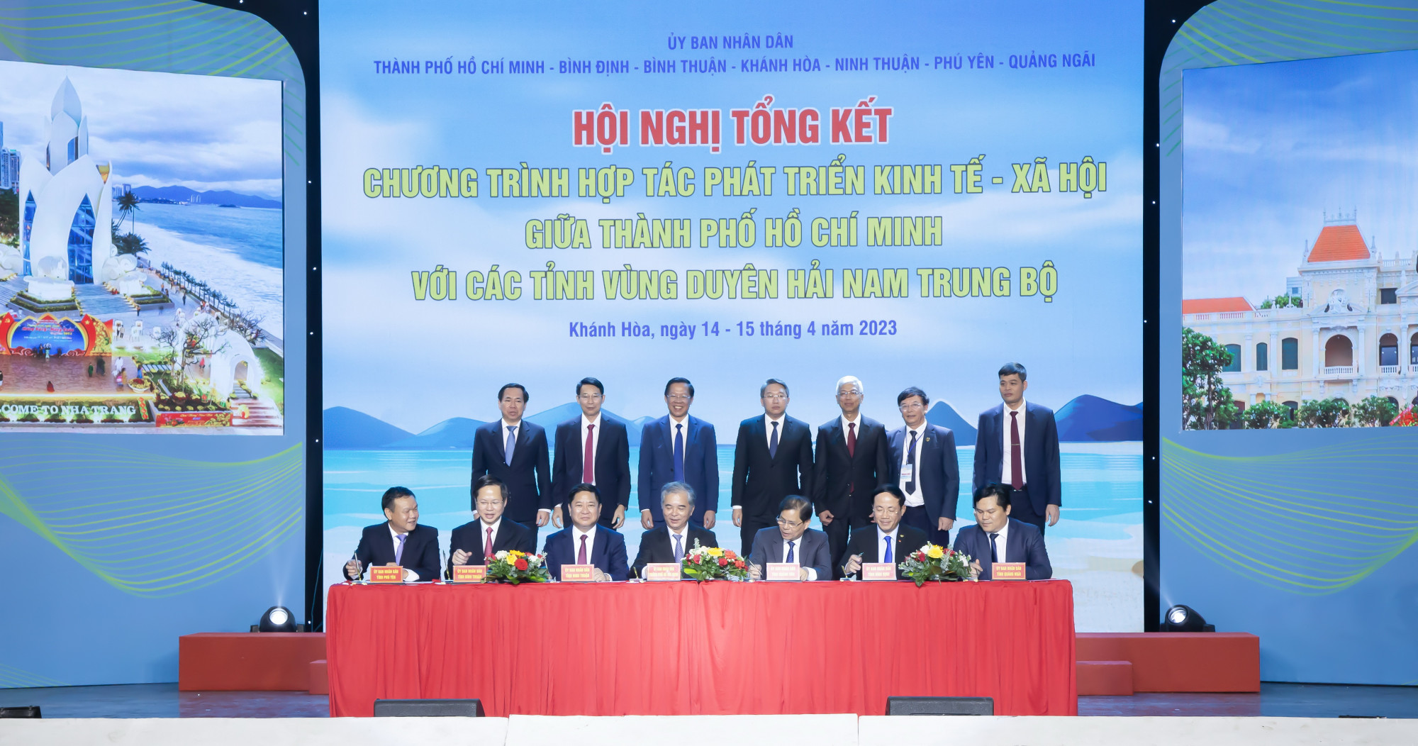 TPHCM và 6 tỉnh duyên hải Nam Trung bộ ký kết thỏa thuận hợp tác trên 5 lĩnh vực