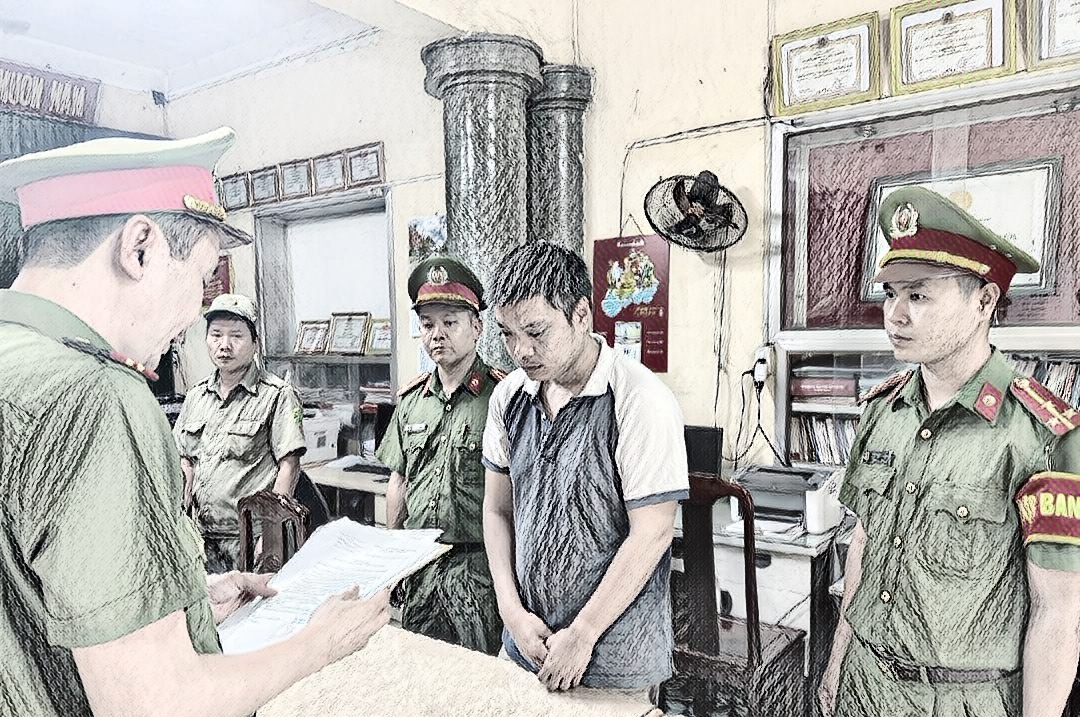 Cơ quan chức năng đọc quyết định khởi tố bị can, bắt tạm giam Nguyễn Minh Hoàn 