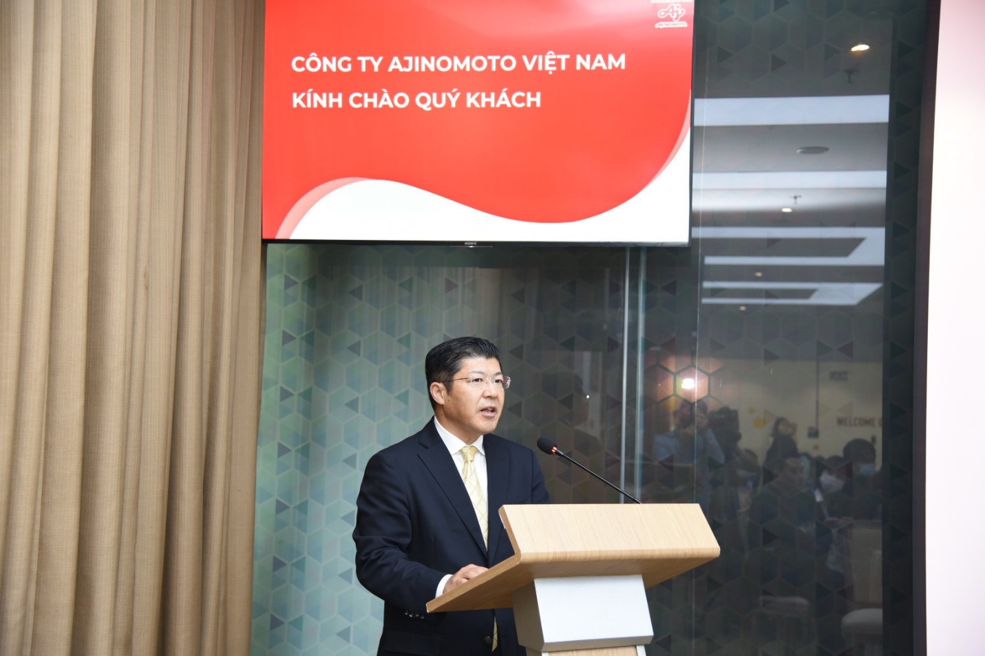 Ông Tsutomu Nara - Tổng giám đốc Công ty Ajinomoto Việt Nam chia sẻ về mô hình triết lý mới của công ty