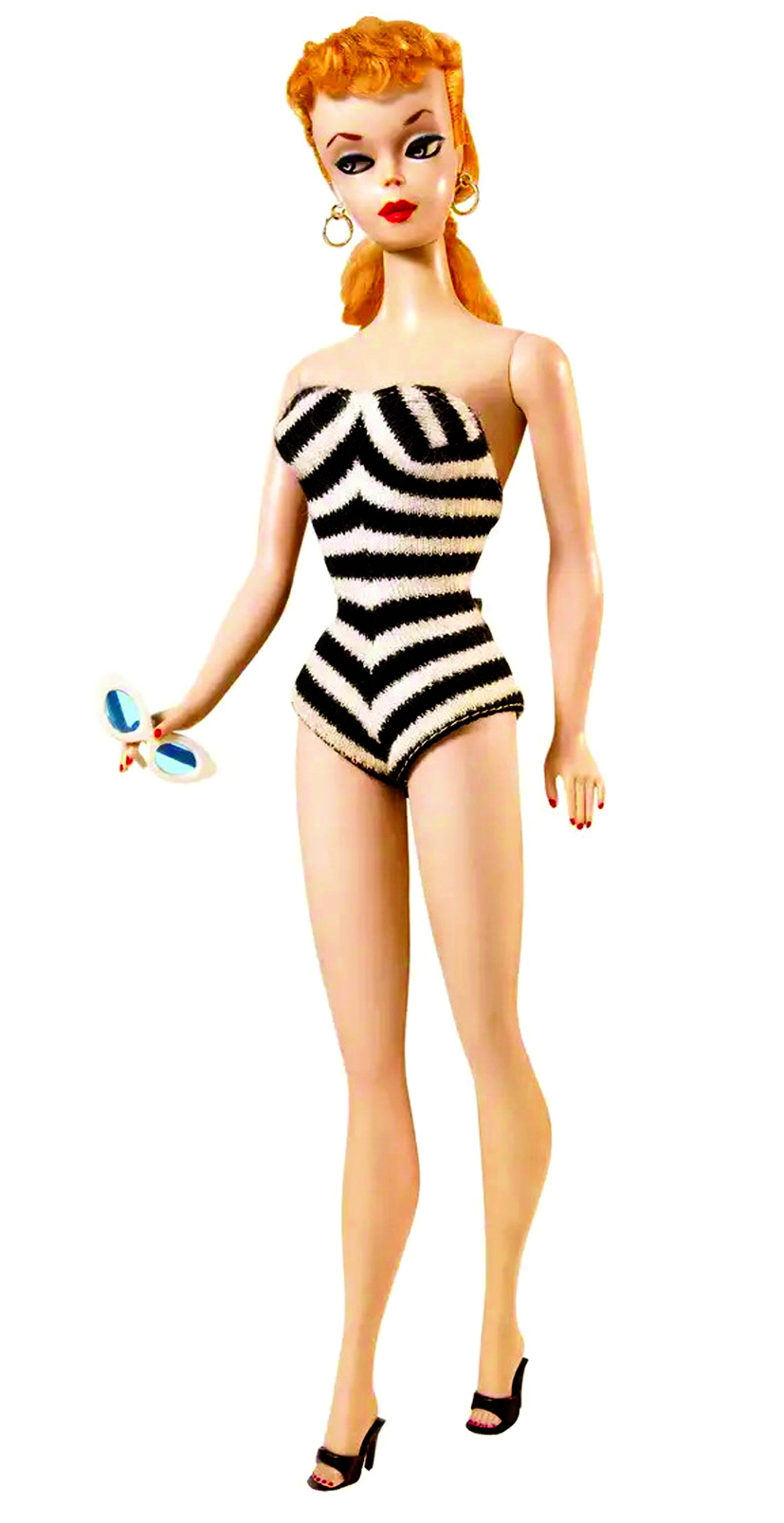 Búp bê Barbie  đầu tiên được  phát hành năm 1959 ẢNH: BARBIE MEDIA