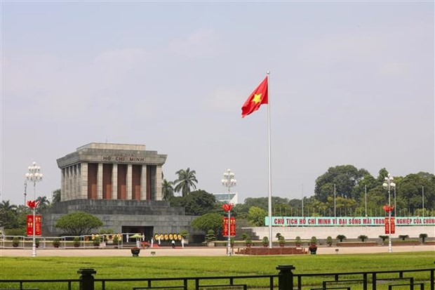 Lăng Chủ tịch Hồ Chí Minh. (Ảnh: Hoàng Hiếu/TTXVN)