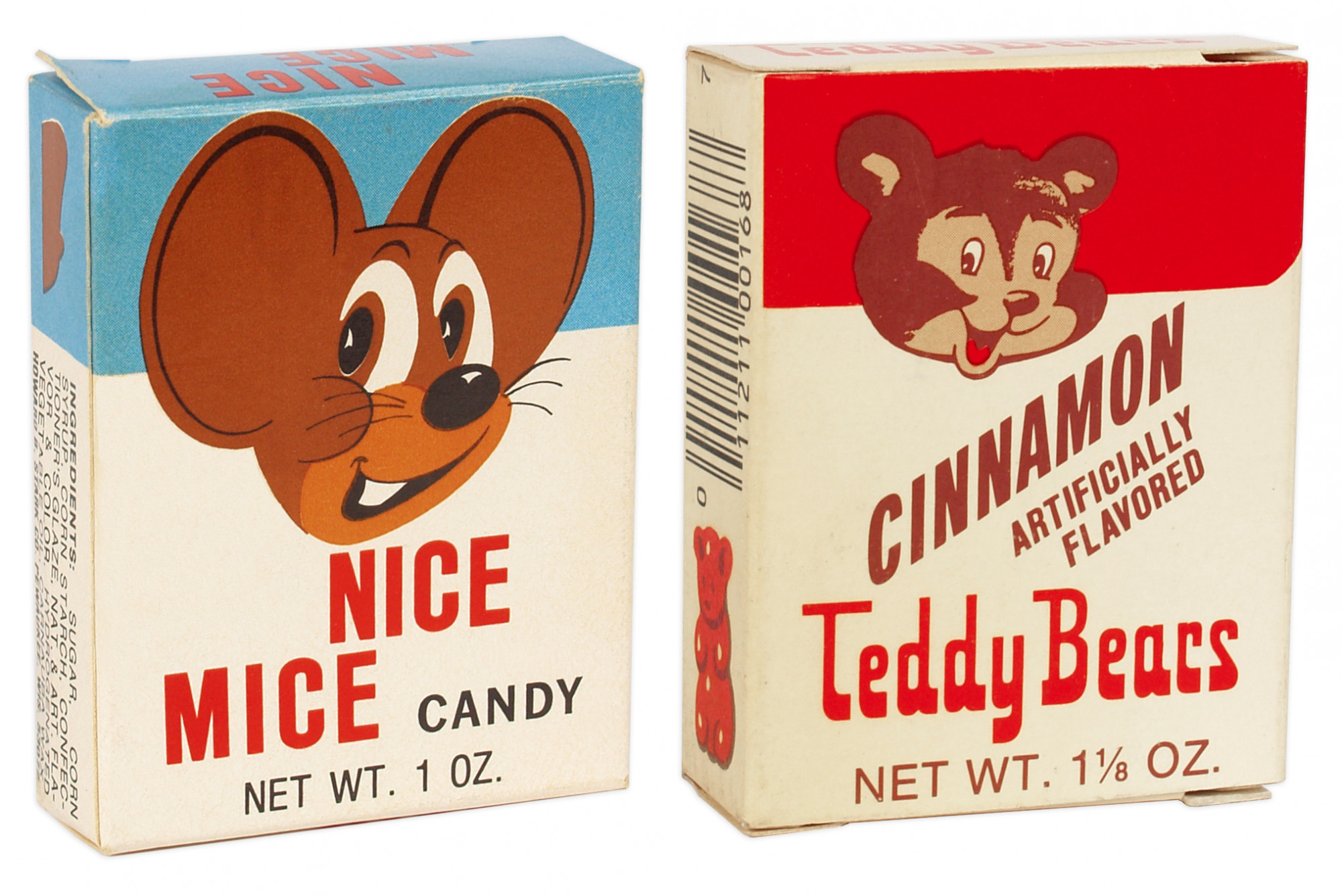 Hộp kẹo đầu tiên Lacey sưu tầm là kẹo dẻo vị quế Cinnamon Teddy Bears và Nice Mice, một loại kẹo cứng nhiều vị bán chạy vào thập niên 1970. 