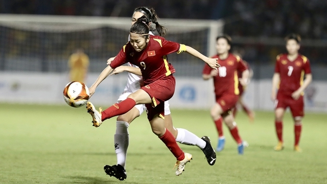 Bán kết bóng đá nữ Việt Nam - Myanmar (1-0): Vượt qua Myanmar tuyển nữ Việt Nam vào chung kết