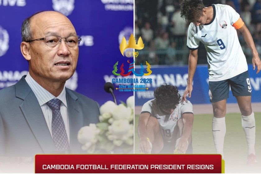 Thông tin ông Sao Sokha từ chức ngay lập tức được truyền thông khắp Đông Nam Á quan tâm - Ảnh: Asean Football