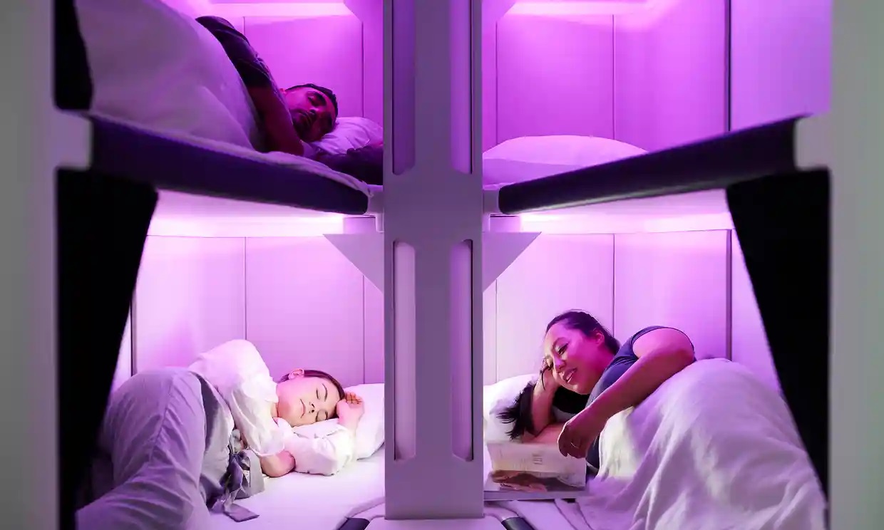 Thiết kế nguyên mẫu cho cabin giường tầng của hãng hàng không Air New Zealand