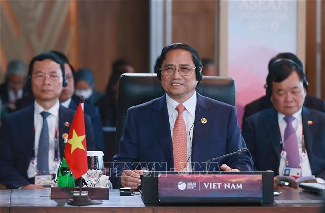 Thủ tướng Phạm Minh Chính phát biểu tại Phiên toàn thể Hội nghị Cấp cao ASEAN 