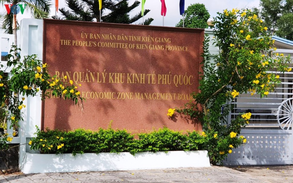 Ban Quản lý Khu kinh tế Phú Quốc,  nơi ông Nguyễn Thanh Tùng, công tác 