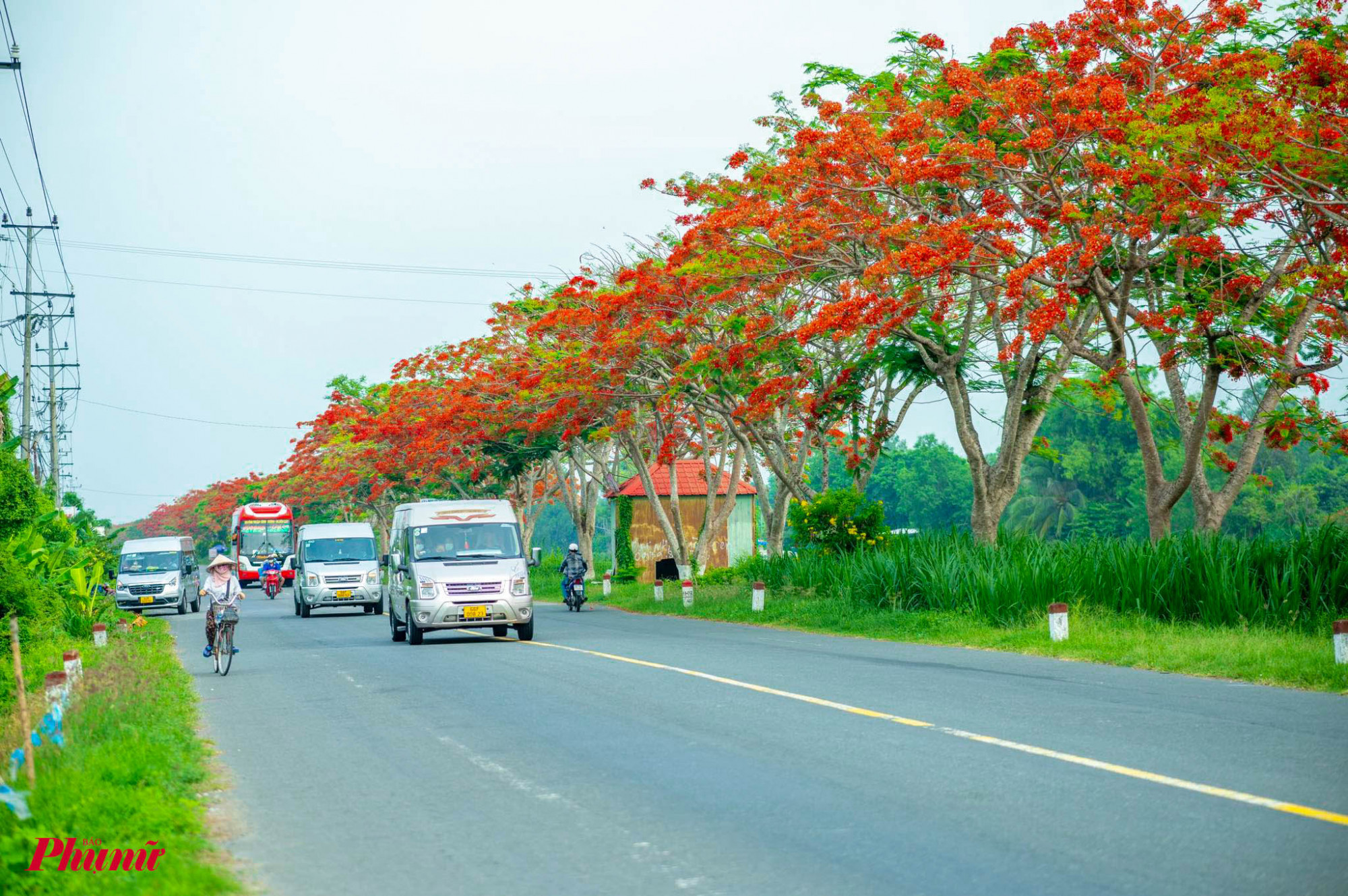 Nhiều người dân địa phương cũng lưu ý khách tham quan, khi dừng xe chụp ảnh, thì nên dừng đỗ xe sát lề đường, vì đây là đường đông các phương tiện xe lớn, nhỏ qua lại.