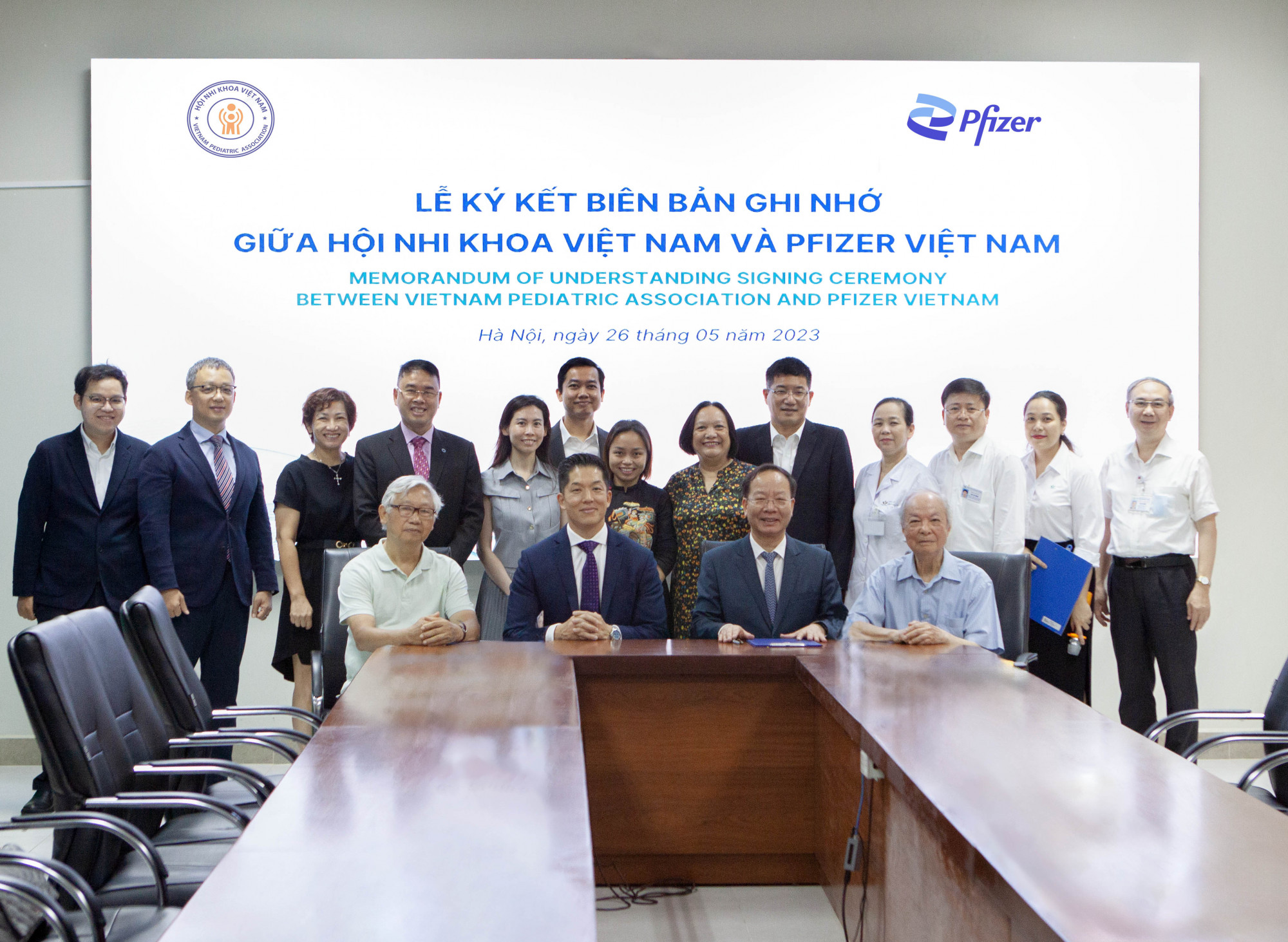 Hợp tác giữa Pfizer và Hội Nhi khoa Việt Nam hướng đến nâng cao năng lực của nhân viên y tế trong chẩn đoán và điều trị các bệnh lý thuộc lĩnh vực nhi khoa - Ảnh: Pfizer Việt Nam