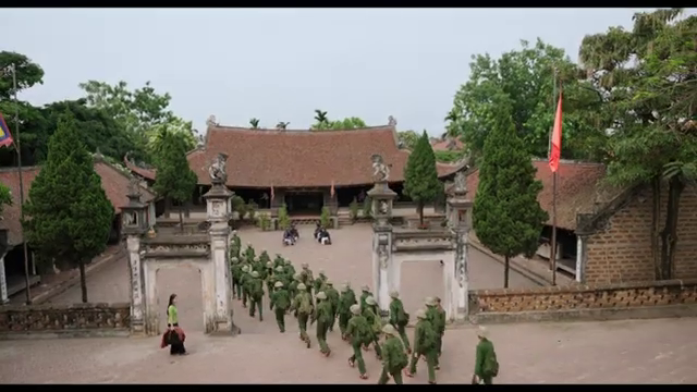 Khung cảnh làng quê Việt Nam nên thơ trong phim 