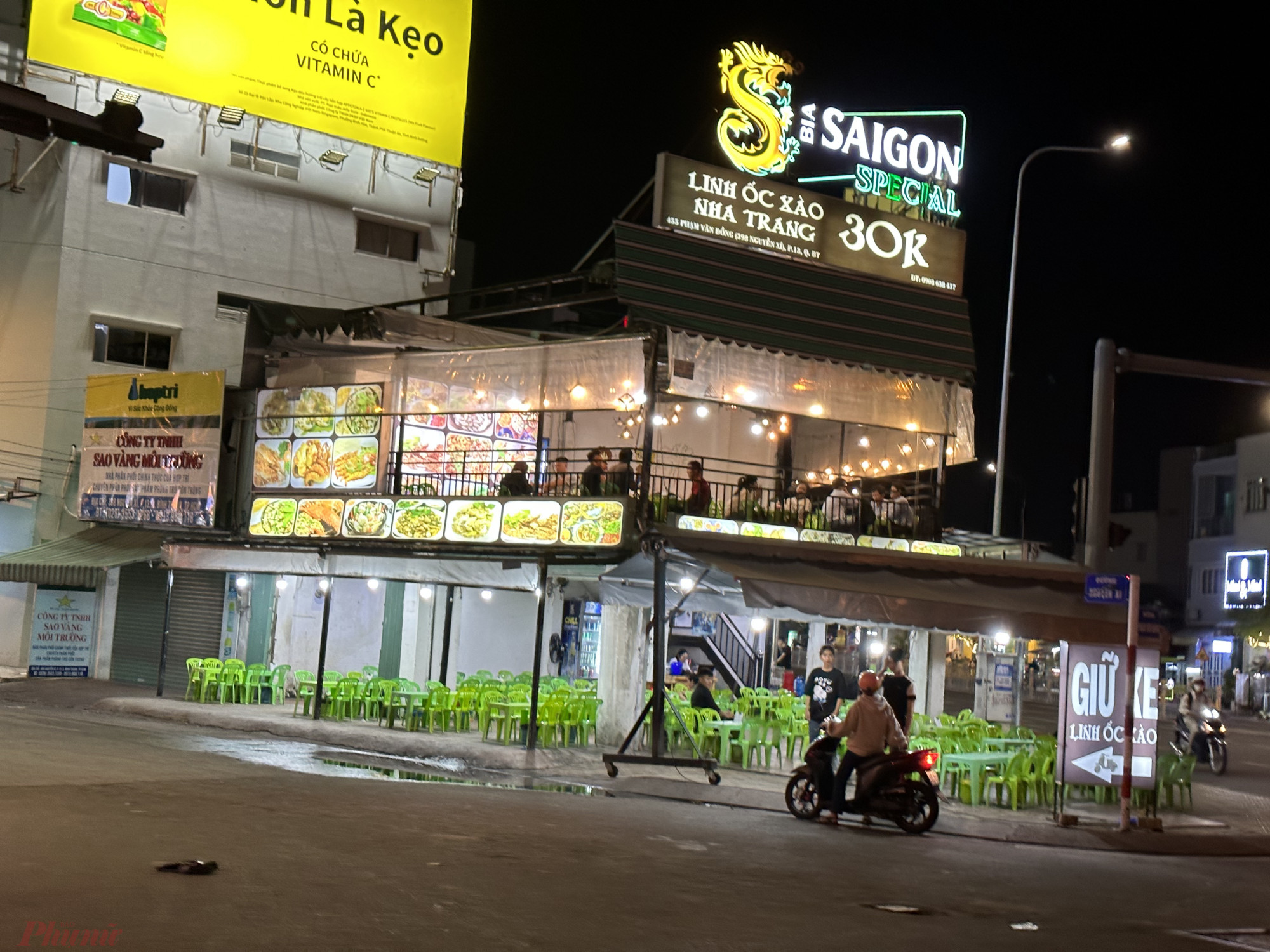 Quán nhậu, quán ăn trên đường Phạm Văn Đồng thưa thớt khách 