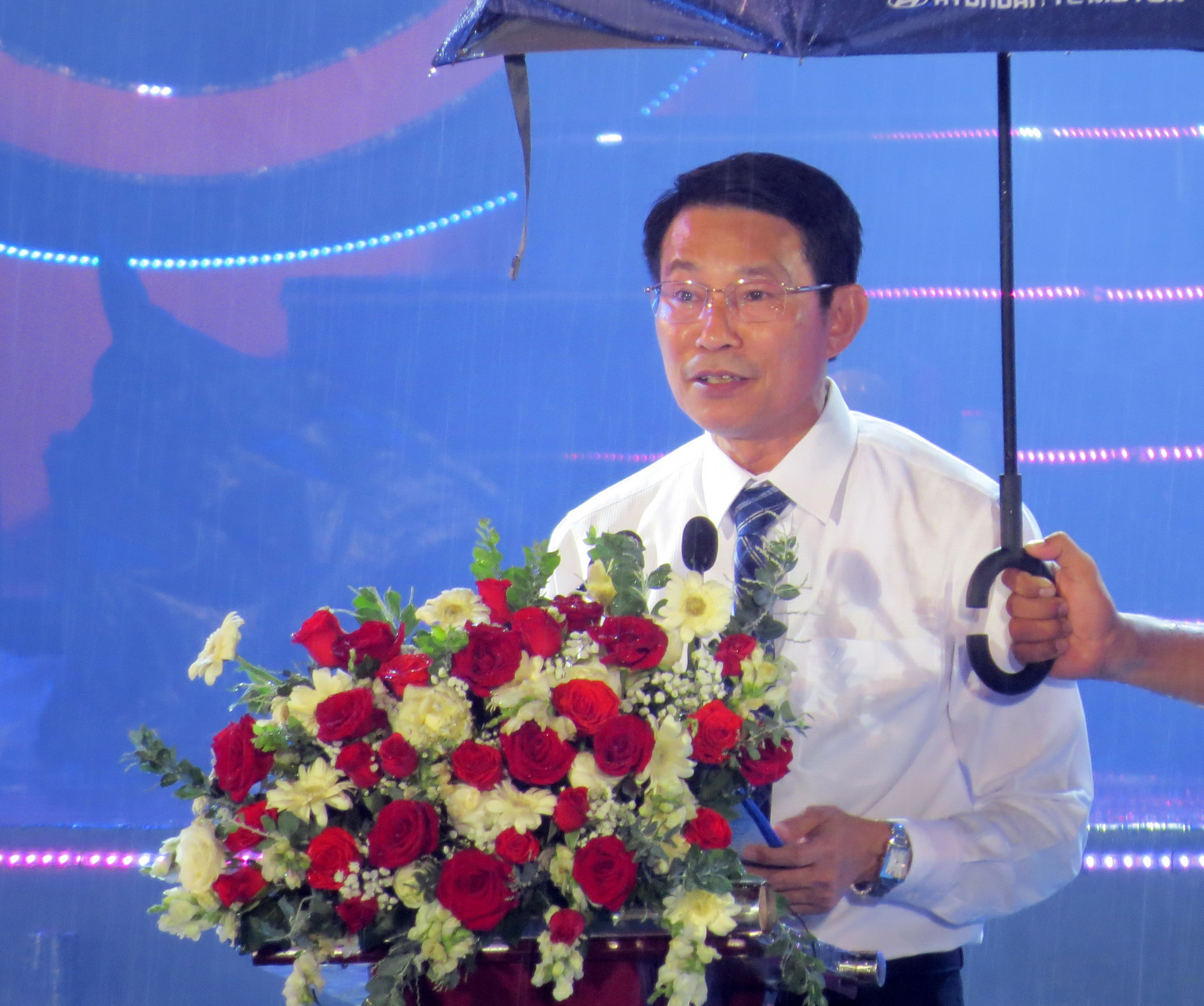 Ông Đinh Văn Thiêu, Phó Chủ tịch UBND tỉnh Khánh Hòa phát biểu bế mạc Festival Biển Nha Trang - Khánh Hòa 2023