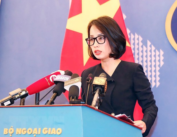 Bà Phạm Thu Hằng được bổ nhiệm giữ chức Quyền Vụ trưởng Vụ Thông tin báo chí kiêm Người Phát ngôn Bộ Ngoại giao. (Nguồn: TTXVN phát)