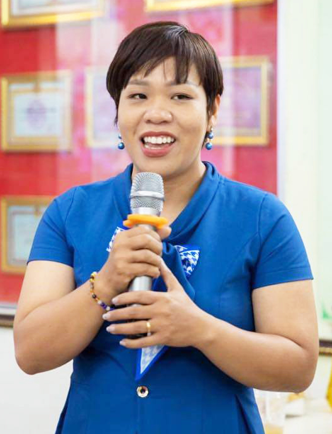 Thạc sĩ Nguyễn Thị Mỹ Hạnh - Giám đốc Trung tâm Đào tạo kỹ năng sống Ý Tưởng Việt - luôn tâm huyết với các chương trình đào tạo kỹ năng sống cho trẻ