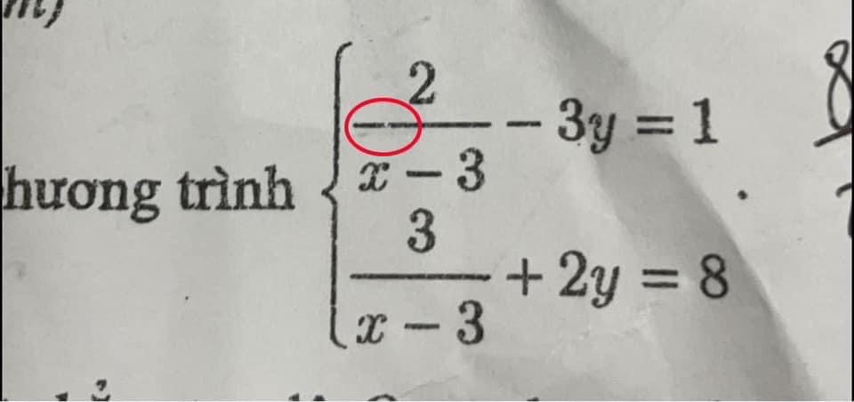 Lỗi in mờ trong đề thi Toán lớp 10