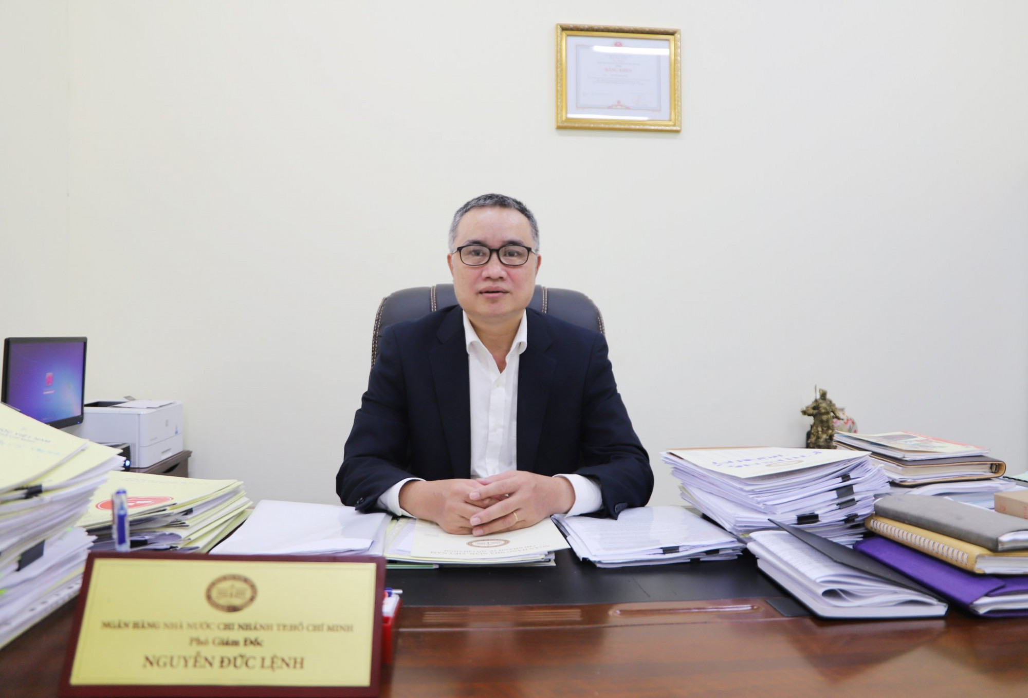 ông Nguyễn Đức Lệnh - Phó Giám đốc Ngân hàng Nhà nước chi nhánh TPHCM