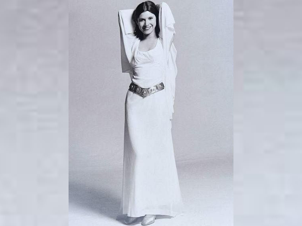 Hình ảnh công chúa Leia trong bộ váy trắng sắp được mang bán đấu giá