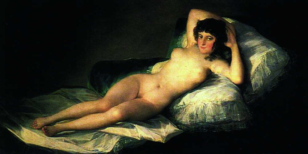 Bức họa The naked maja của danh họa Francisco Goya