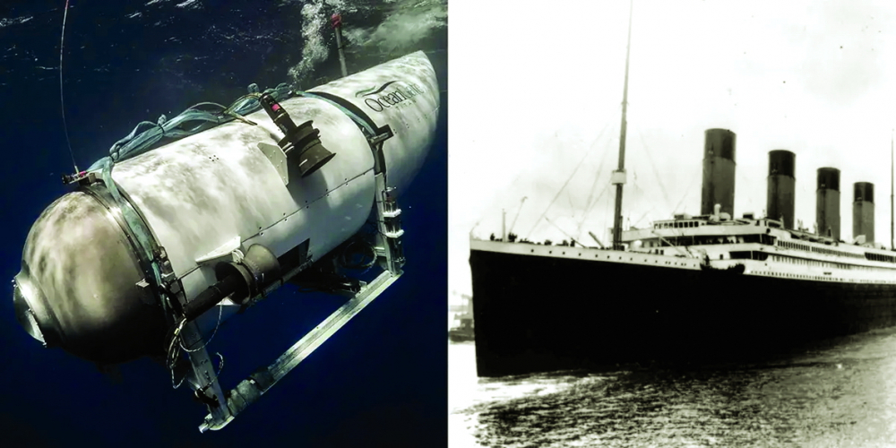 Thảm kịch tàu lặn Titan phát nổ ngày 18/6 vừa qua tại biển Atlantic trong hành trình khám phá xác tàu Titanic huyền thoại lần nữa làm dấy lên các cuộc thảo luận về du lịch đen - ẢNH: INSIDER