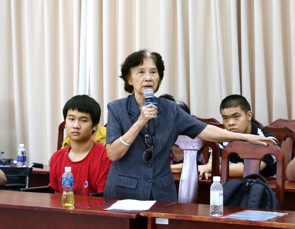 Bà Võ Ngọc Liên - Giám đốc Công ty TNHH Sản xuất Thương mại Hy Vọng - cho rằng, cần thành lập sàn thương mại điện tử cho các mặt hàng của người khuyết tật 