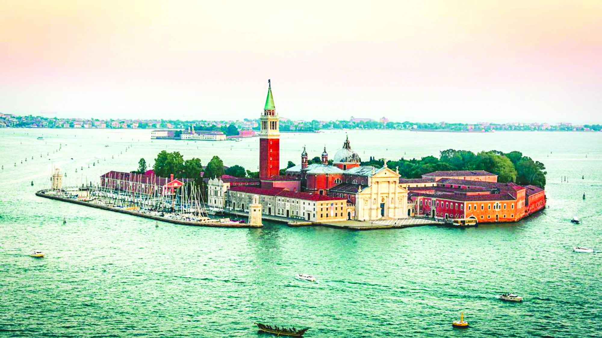 Toàn cảnh tuyệt đẹp của đảo San Giorgio Maggiore ở Venice, Ý. Đây là địa điểm tọa lạc của bảo tàng Le Stanze della Fotografia - ẢNH: SHUTTERSTOCK