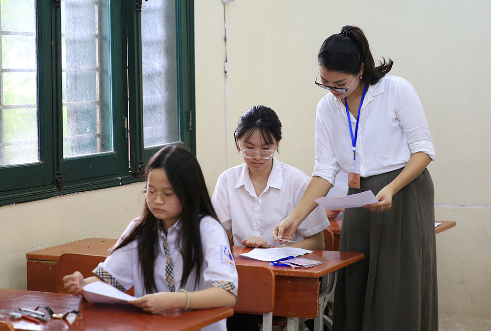 Thí sinh dự thi lớp 10 tại Hà Nội đã có thể tra cứu điểm thi