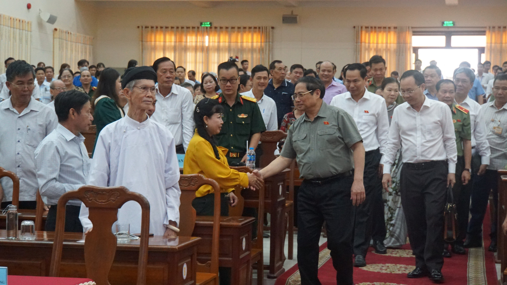 Thủ tướng Phạm Minh Chính và Đoàn đại biểu Quốc hội TP Cần Thơ đã tiếp xúc cử tri