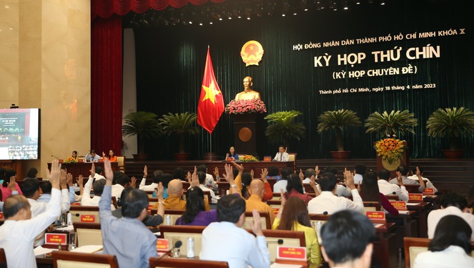 HĐND TP HCM họp kỳ thứ 9 vào tháng 4-2023.