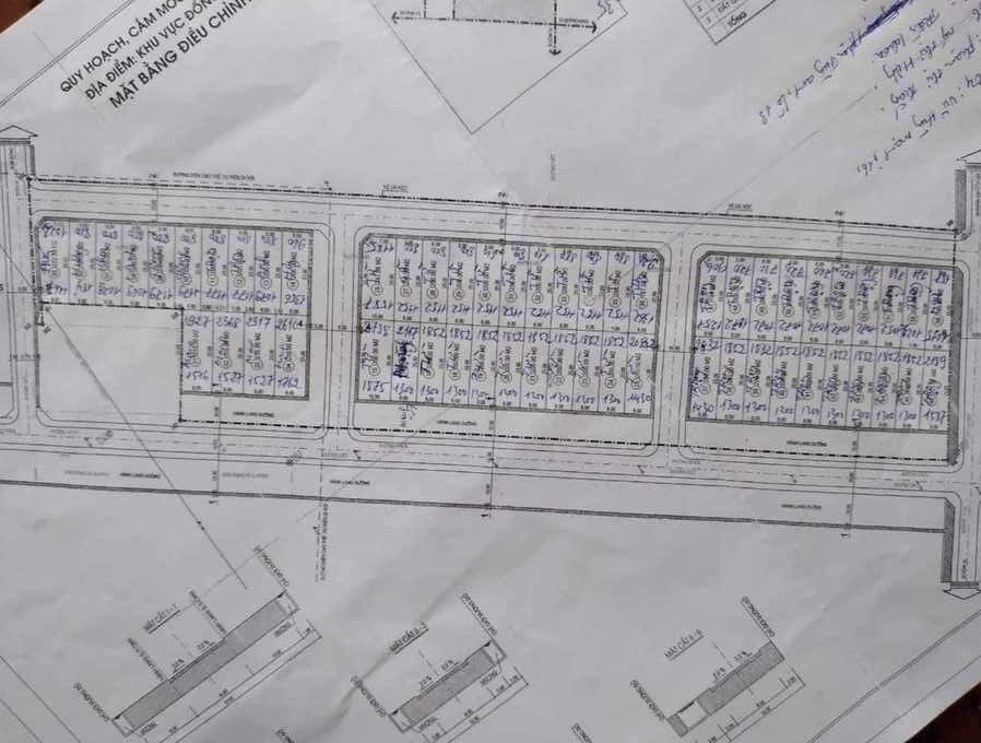 23/56 lô đất do ông Trọng trúng đấu giá ở xã Quỳnh Hưng bị hủy bỏ do sai luật - Ảnh: Khánh Trung 