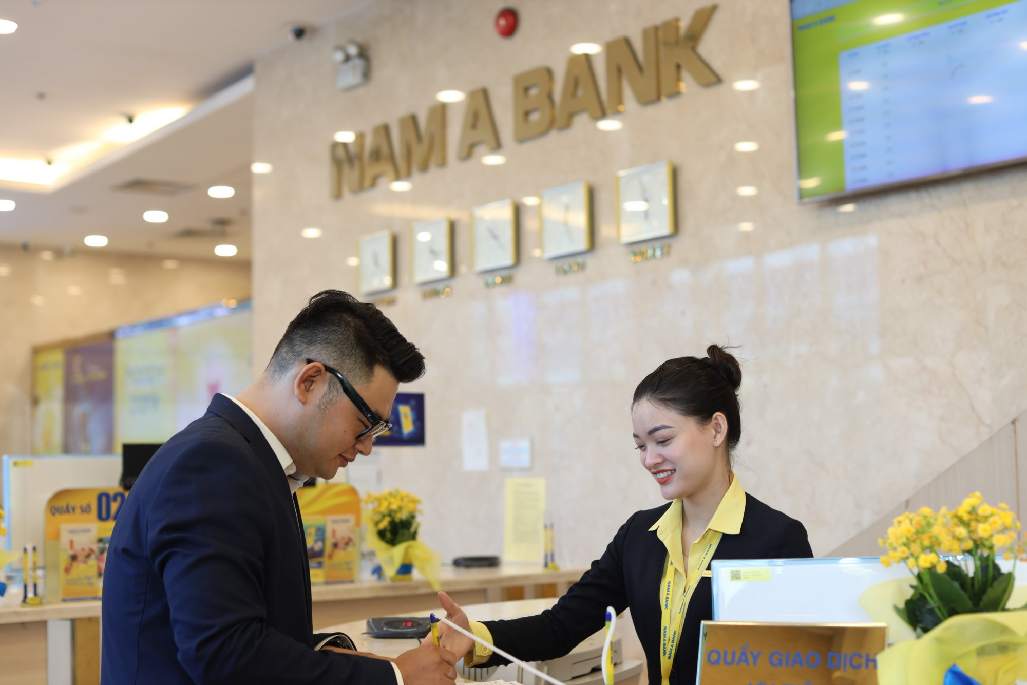 Nam A Bank đã đạt cấp độ 3 của ngân hàng xanh - Ảnh: Nam A Bank