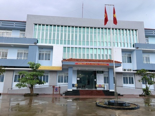Trụ sở UBND xã Hưng Thành nơi ông Nhường và bà Nhiên công tác.