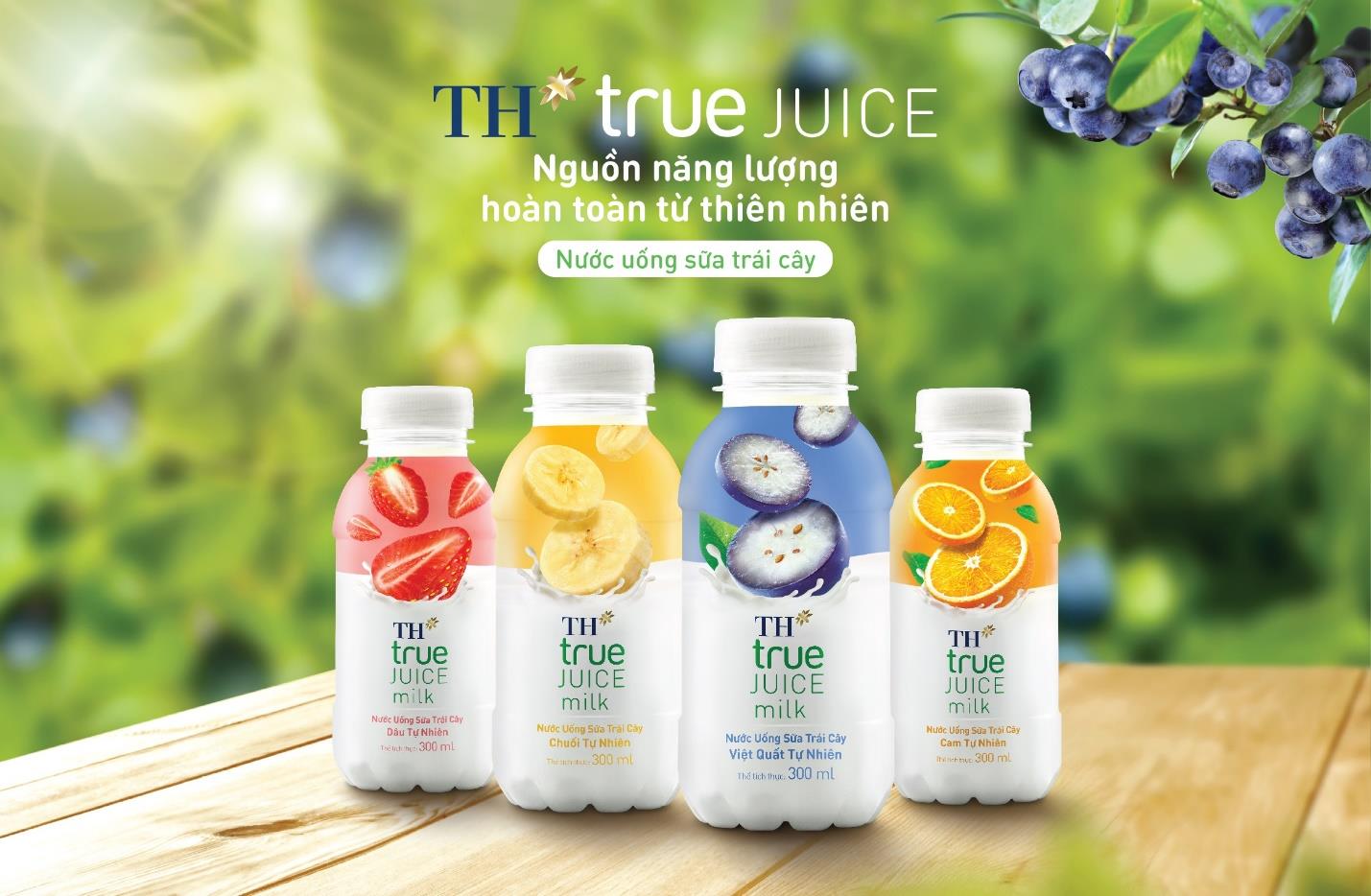 Nước uống sữa trái cây TH true JUICE milk