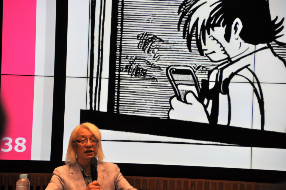 Makoto Tezuka, con trai của cố họa sĩ truyện tranh Nhật Bản Osamu Tezuka