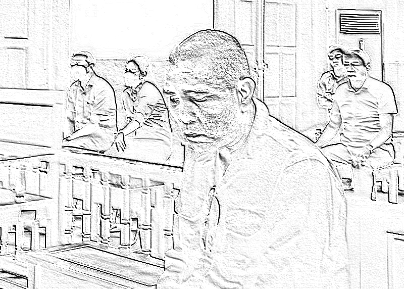 Bị cáo Trịnh Trường Giang tại tòa
