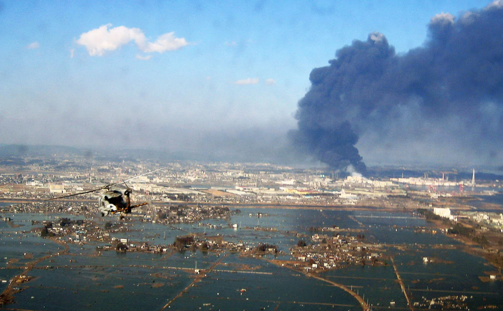 Sendai, thành phố lớn nhất ở vùng Tohoku, đã bị hư hại nặng nề trong trận động đất và sóng thần năm 2011. - Ảnh: Getty Images