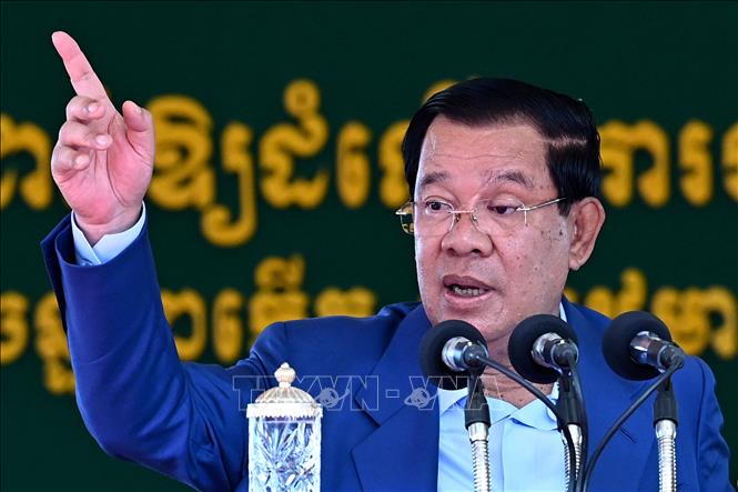 Thủ tướng Campuchia Samdech Techo Hun Sen. Ảnh tư liệu: AFP/TTXVN