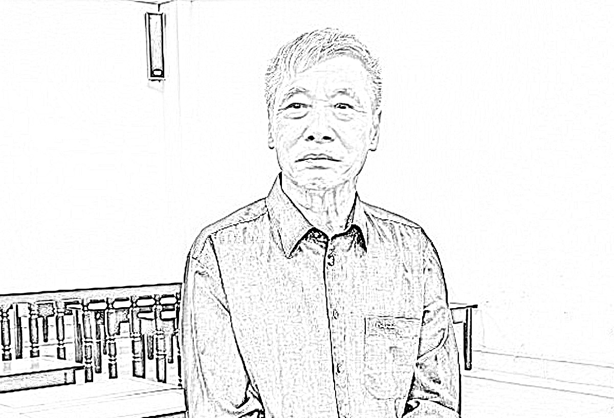 Bị cáo Nguyễn Sơn Lộ tại tòa