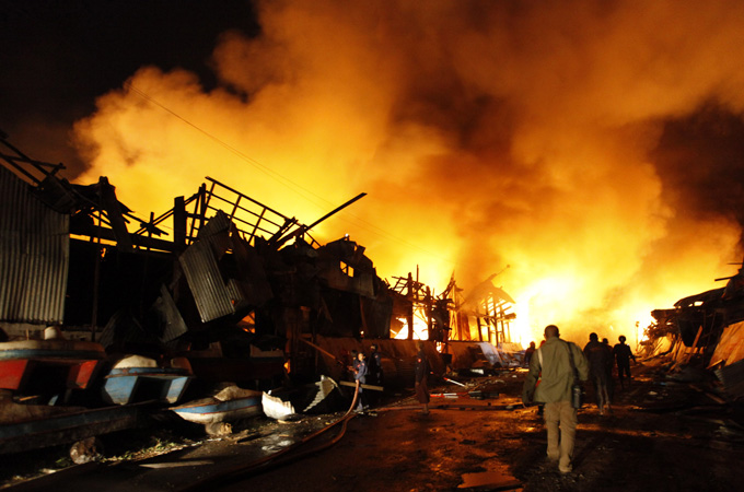 Myanmar báo cáo hơn 200 vụ hỏa hoạn xảy ra chỉ trong tháng 4.