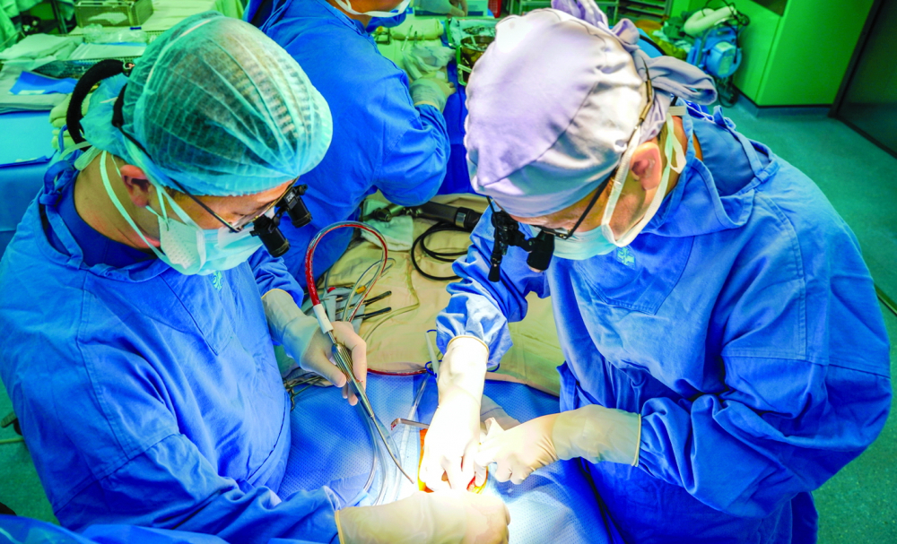 Ca phẫu thuật sửa chữa dị tật tim bẩm sinh tại Bệnh viện Đại học y dược TPHCM  - Ảnh do bác sĩ cung cấp 