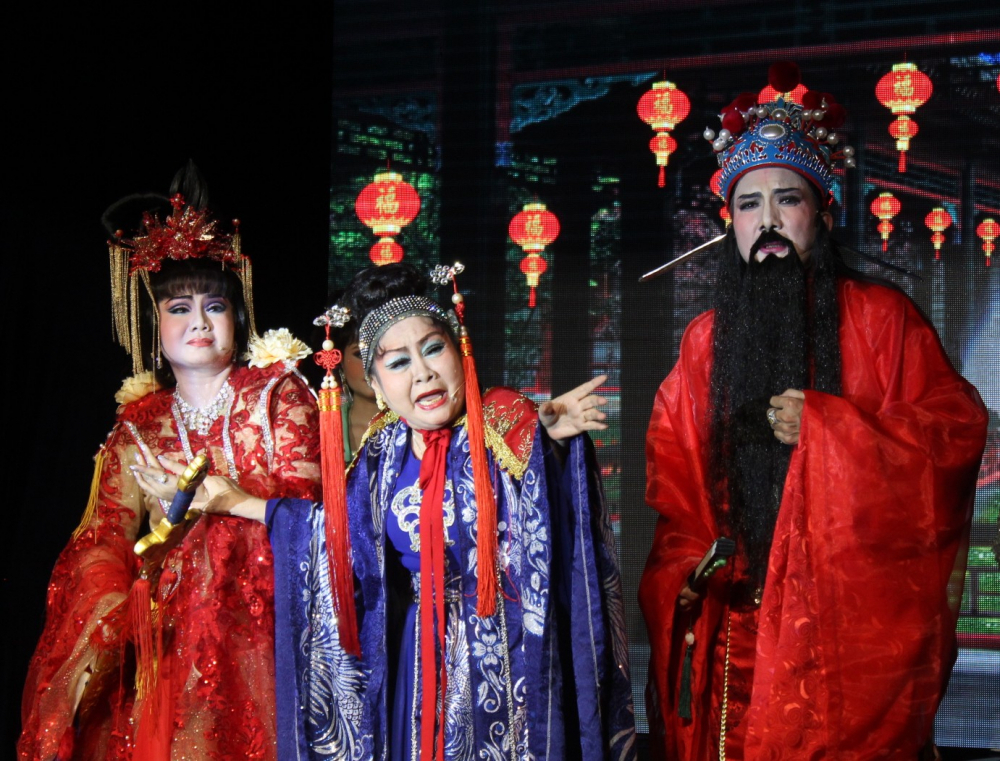 Nghệ sĩ Xuân Yến trong suất diễn tái xuất của Đoàn Cải lương tuồng cổ Minh Tơ vào năm 2021.