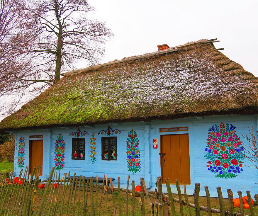 Zalipie được coi là một trong những ngôi làng đẹp nhất ở Ba Lan. Ảnh: Flickr User Magro_kr