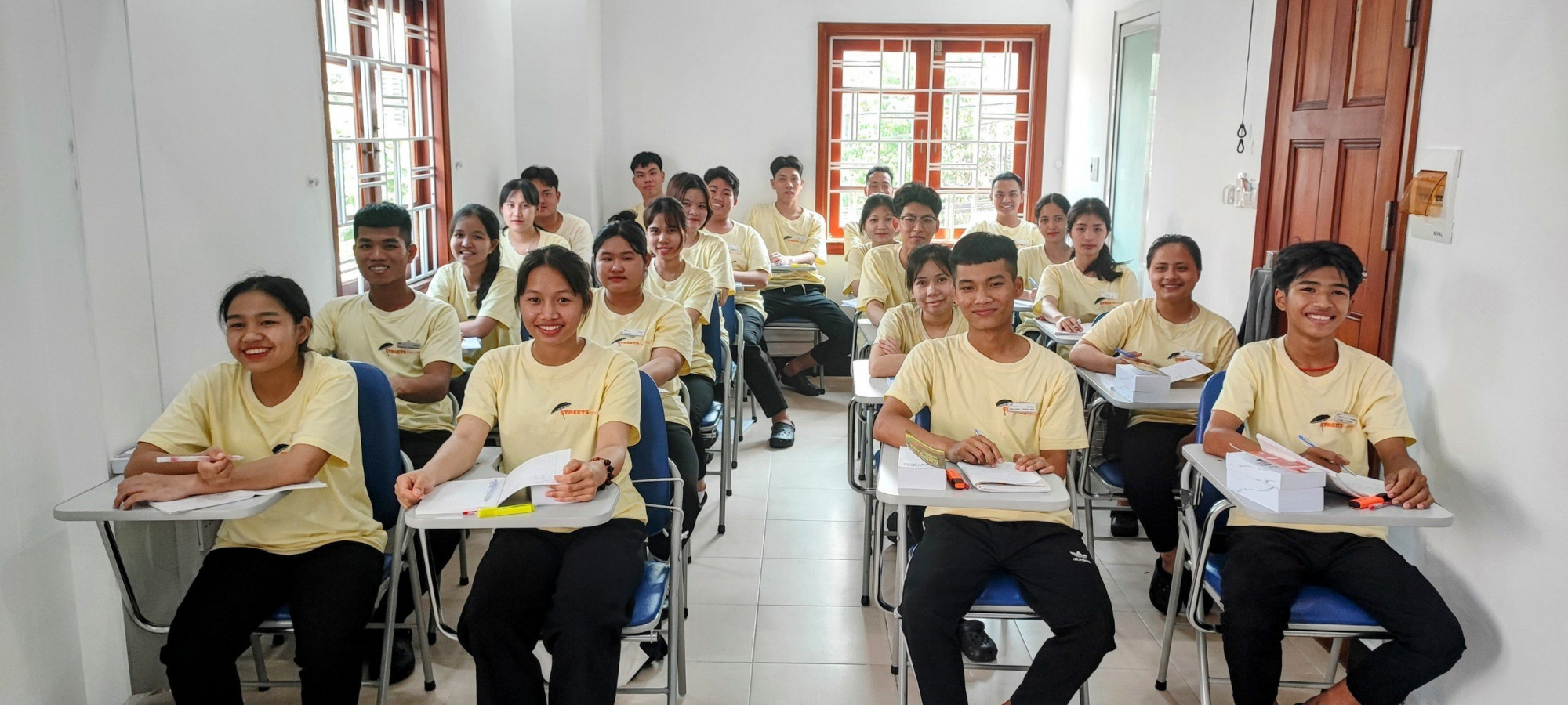 Các học viên trong một khóa đào tạo của STREETS - Ảnh: STREETS