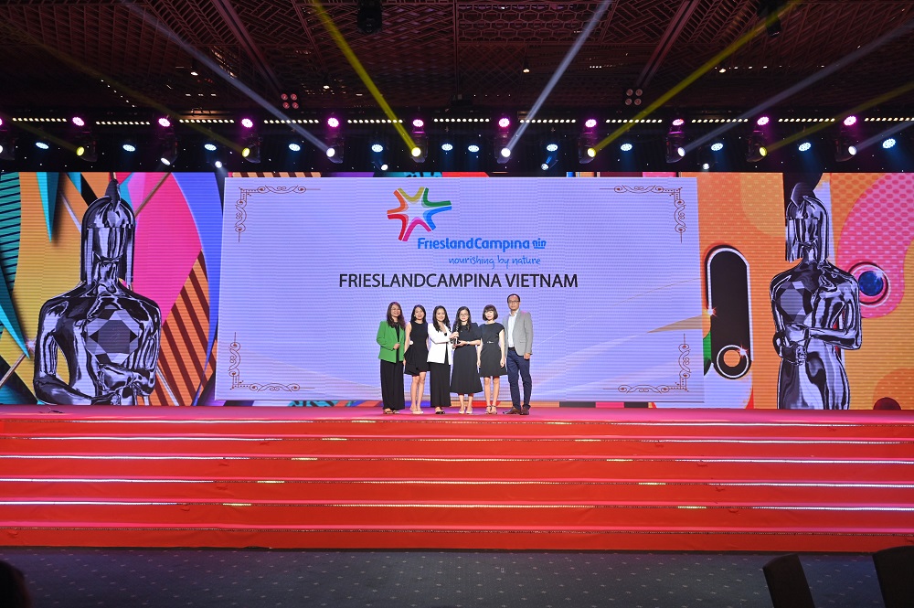 FrieslandCampina Việt Nam đã vinh dự 3 lần liên tiếp giữ vững vị trí cao của giải thưởng “Nơi làm việc tốt nhất châu Á năm 2023” - Ảnh: FrieslandCampina Việt Nam