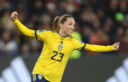 Niềm vui của các cô gái Thụy Điển - Ảnh FIFA