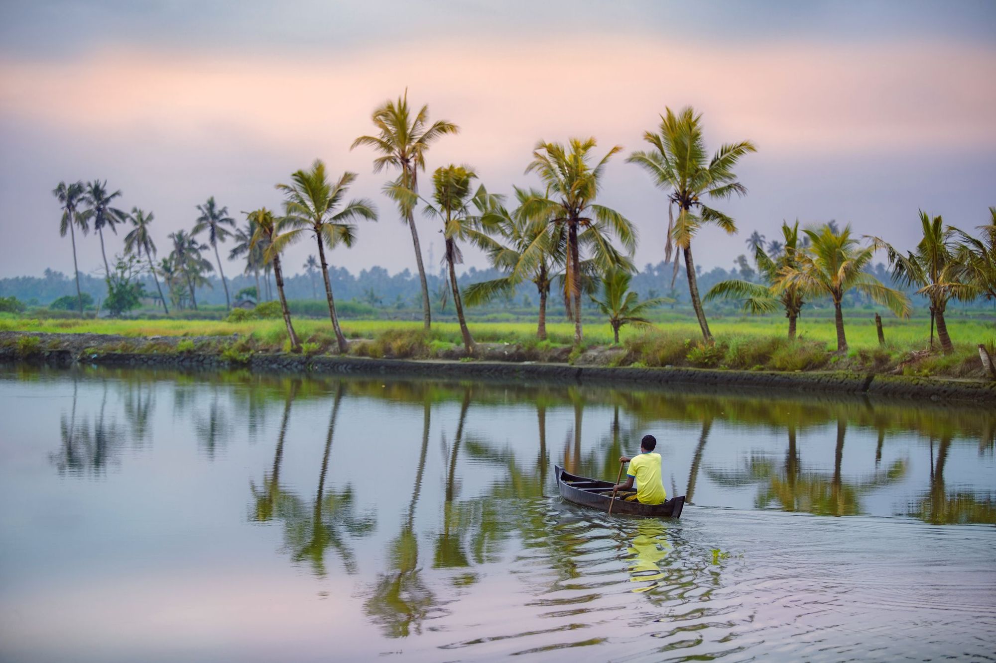 Khí hậu nhiệt đới của Kerala, ở mũi phía nam của Ấn Độ, tạo cảm giác như một thế giới khác xa với các sa mạc ở phía bắc. Đó là lý tưởng cho những du khách đã từng đến thăm Ấn Độ và muốn hiểu rõ hơn về sự tương phản của nó. Bạn sẽ tìm thấy nghệ thuật, văn hóa, rừng, gia vị và vùng nước đọng Alleppey nổi tiếng. Các tuyến đường thủy lung linh là một mạng lưới kênh rạch và sông ngòi mang đến góc nhìn độc đáo về cuộc sống địa phương. Abercrombie & Kent bao gồm tất cả trong chuyến tham quan Essential Kerala kéo dài chín ngày , bao gồm một chuyến du ngoạn qua đêm trên một nhà thuyền tư nhân.