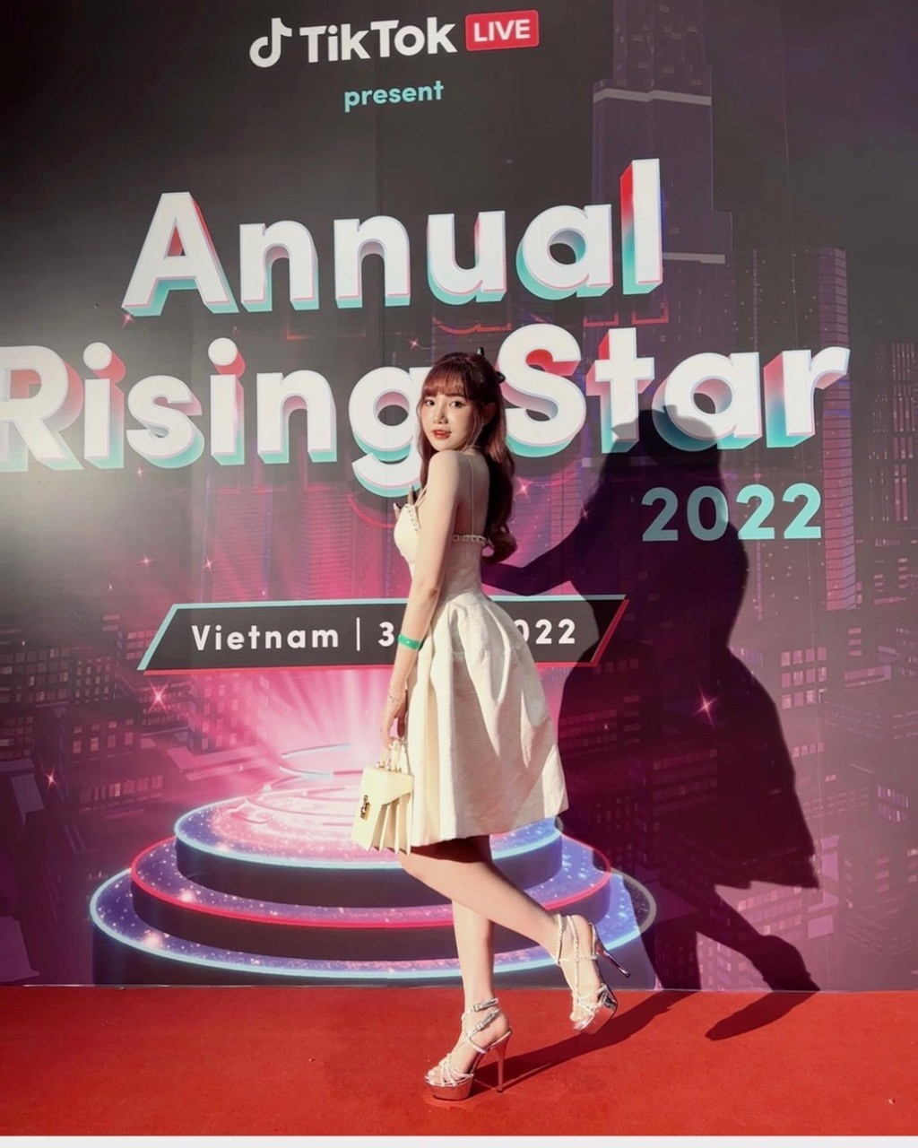 Trang Pikachu tham dự Gala Tiktok Annual Rising Star 2022 - Ảnh: nhân vật cung cấp