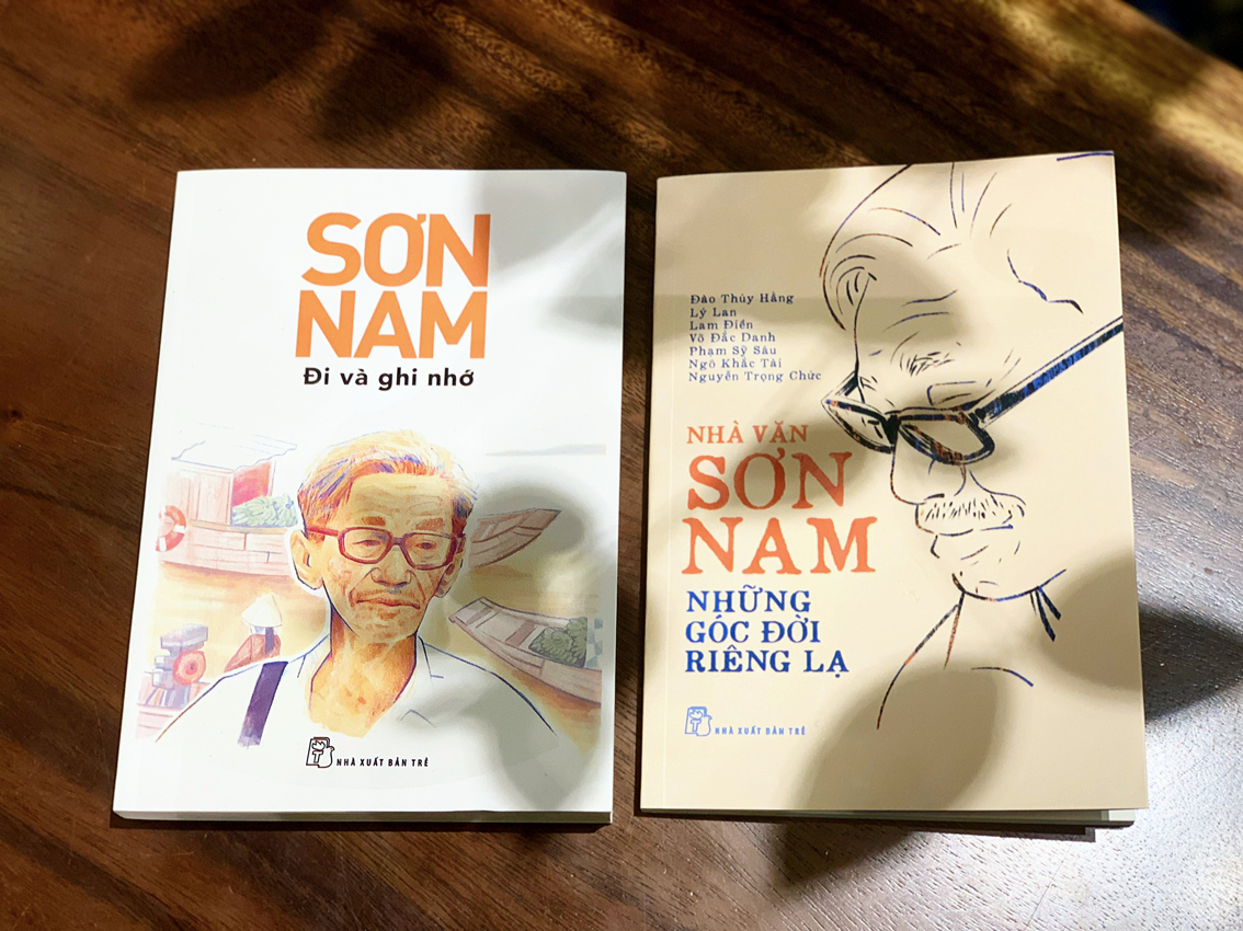 2 tác phẩm vừa phát hành  kỷ niệm 15 năm ngày mất  của nhà văn, nhà nghiên cứu Sơn Nam - Nguồn ảnh:  Nhà xuất bản Trẻ