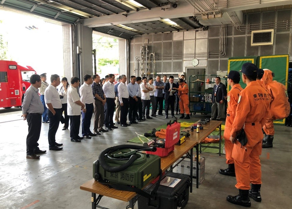 Tập huấn phòng cháy, chữa cháy và cứu nạn, cứu hộ tại Cơ quan Cơ quan Quản lý Thiên tai và Hỏa hoạn Nhật Bản